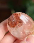 Hematoid quartz pocket stone 6 new