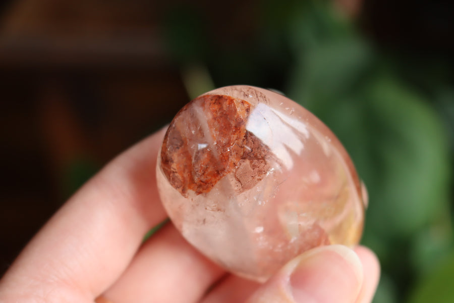 Hematoid quartz pocket stone 6 new