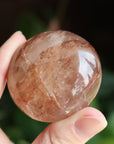 Hematoid quartz pocket stone 7 new