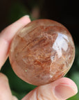 Hematoid quartz pocket stone 7 new