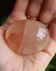 Hematoid quartz pocket stone 8 new