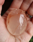 Hematoid quartz pocket stone 8 new