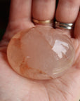 Hematoid quartz pocket stone 8 new