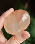 Hematoid quartz pocket stone 8 new