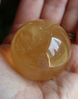 Honey calcite sphere 3 new