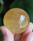 Honey calcite sphere 3 new