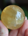 Honey calcite sphere 3 new