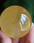 Honey calcite sphere 6 new