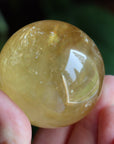 Honey calcite sphere 6 new