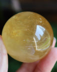 Honey calcite sphere 6 new