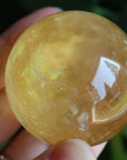 Honey calcite sphere 6 new