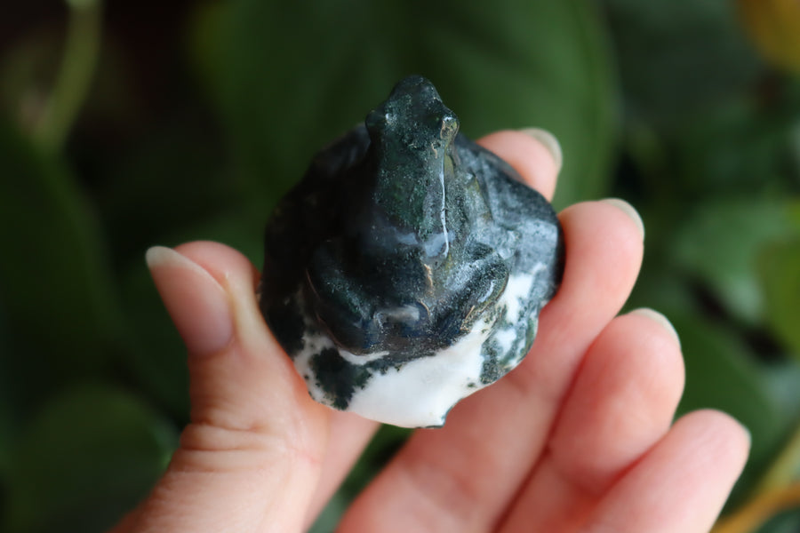 Moss agate frog 2 new