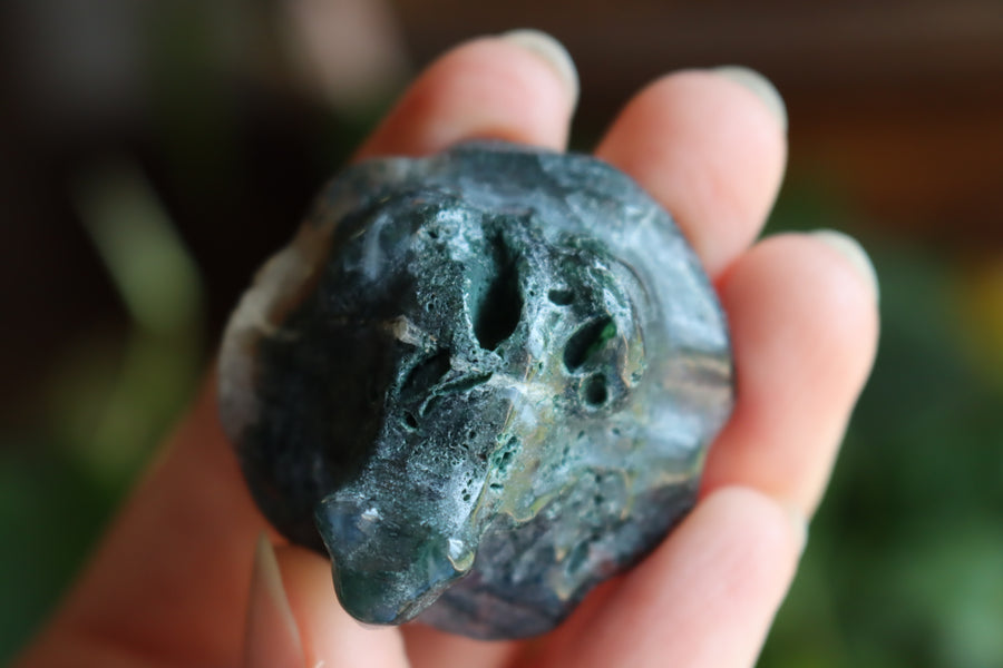 Moss agate frog 3 new