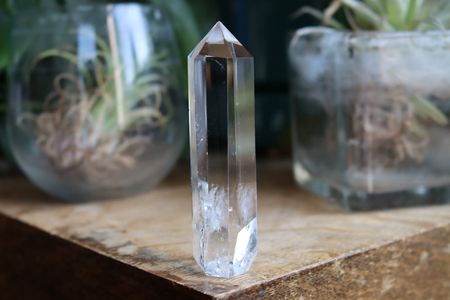 Clear quartz tower 9 new