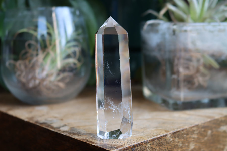 Clear quartz tower 9 new