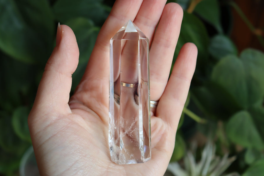 Clear quartz tower 9 new