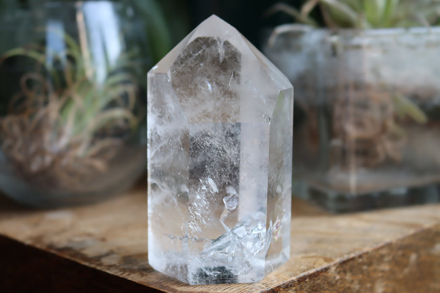 Clear quartz tower 13 new