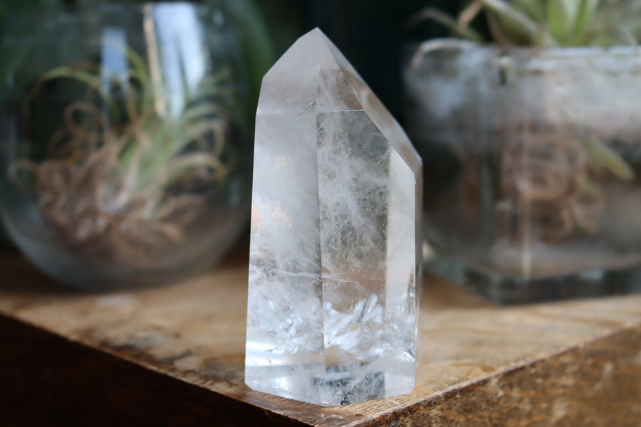 Clear quartz tower 13 new